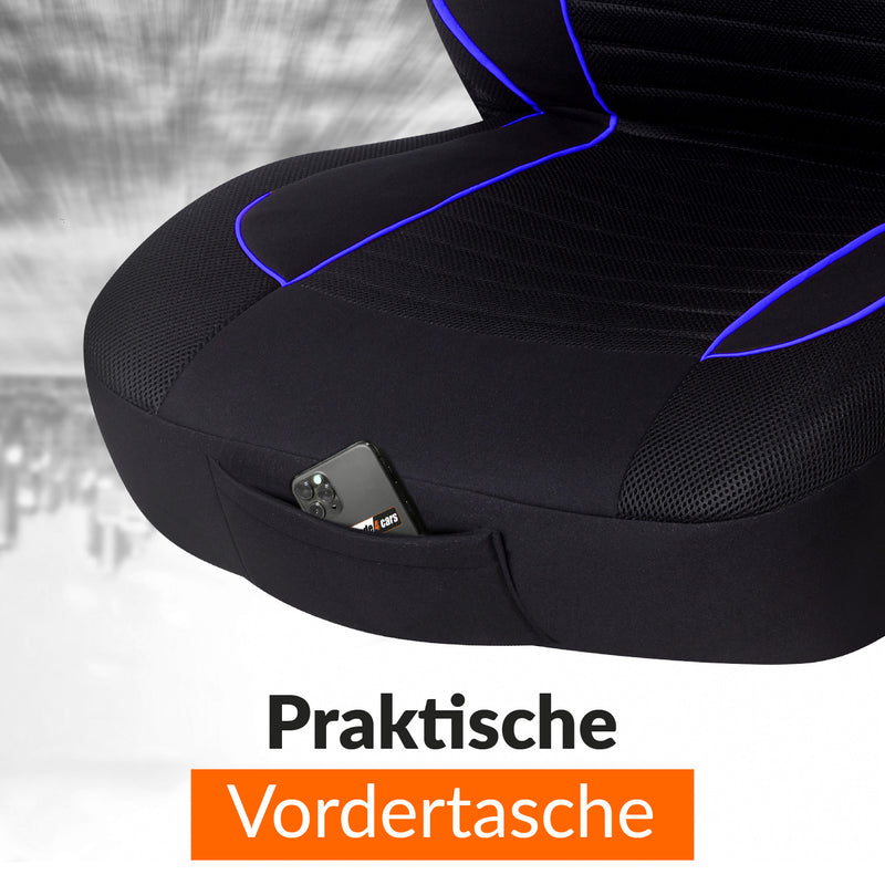 Congxy Autositzbezüge Komplett Set Universal in Premium Design |  Schonbezüge für die Vordersitze & Rückbank | Auto Sitzbezüge Airbag  Geeignet 