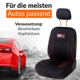 Autositzbezüge Set Universal | Auto-Schonbezüge für die Vordersitze & Rückbank