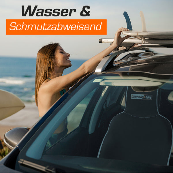 Autositzauflage Universal aus Neopren |  Autositzschoner für Sport, Arbeit usw. | Wasserdicht & Waschbar | Autozubehör Innenraum