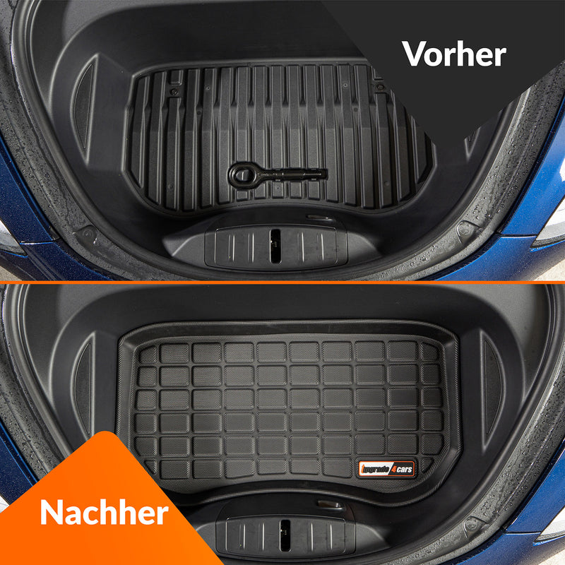 Vordere Kofferraummatte (Frunk) - kompatibel für Tesla Model 3